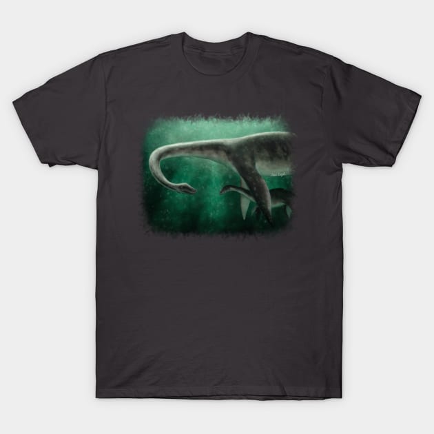 Nessie and Baby T-Shirt by JessiLeigh